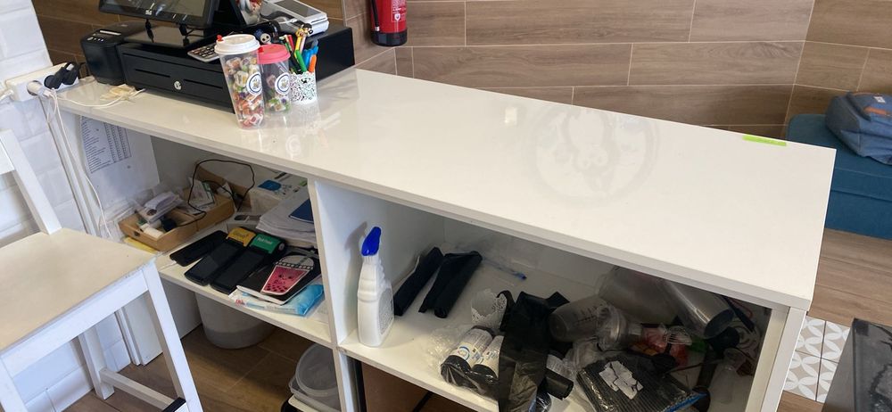 Bancada Branca comprimento 1,68