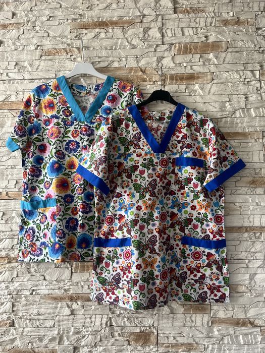 Bluzy medyczne. Rozmiar M