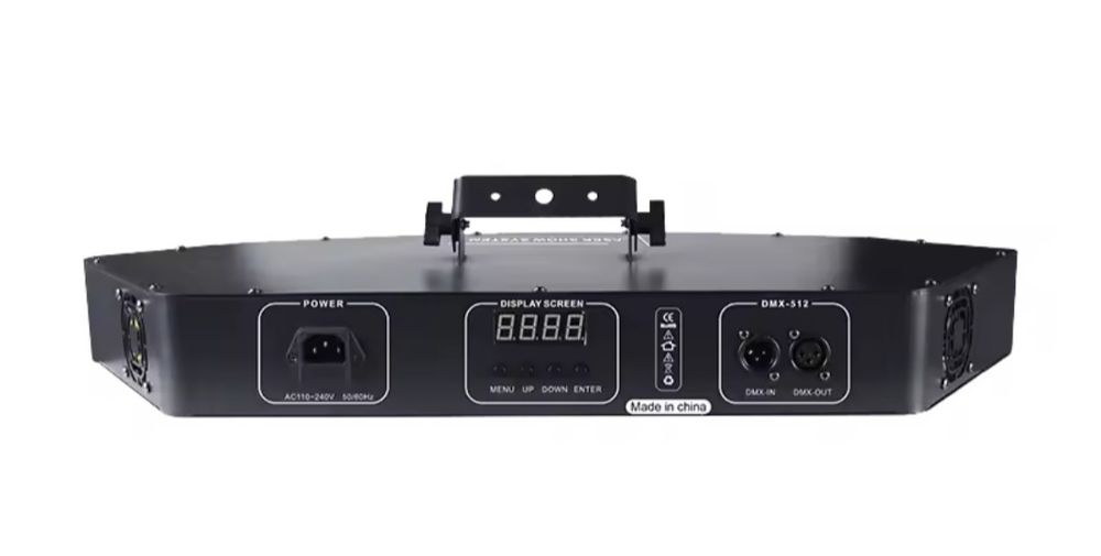 Luz de laser de varredura RGB de 6 furos Luz de palco DMX-B26