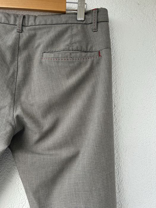 ZARA Man męskie spodnie w kratę chinosy  M