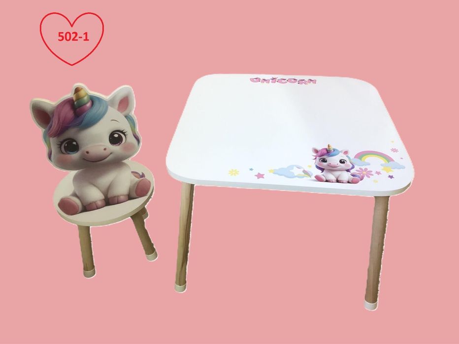 Детский стол и стул.Комлект