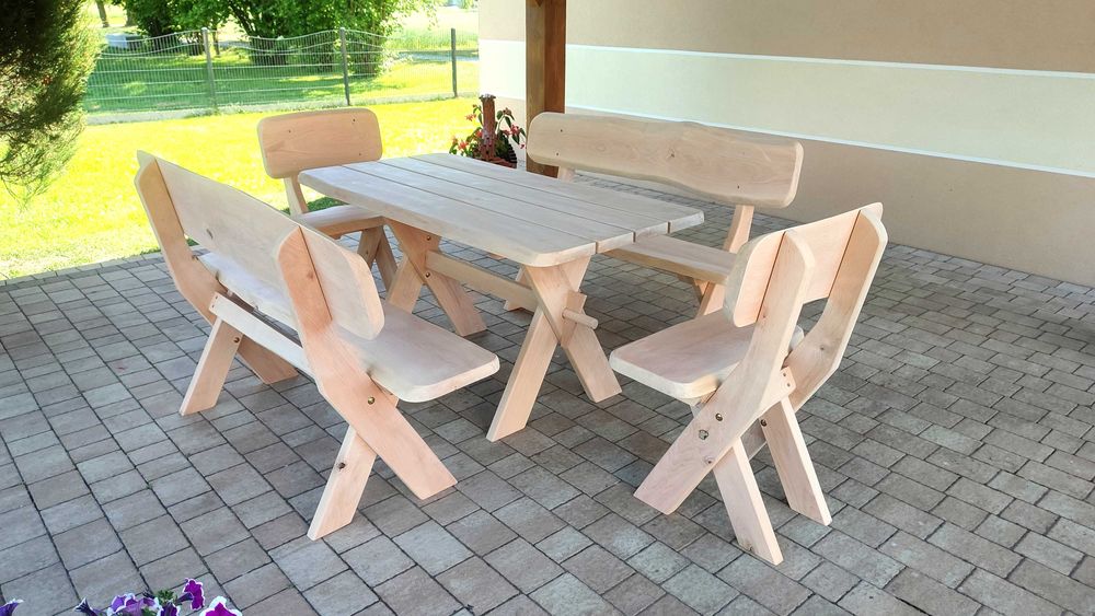 Meble Ogrodowe Drewniane Komplet SZYBKI CZAS REALIZACJI *PRODUCENT*