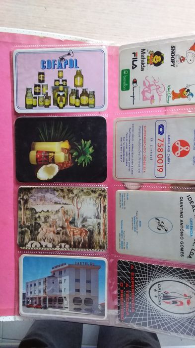 Calendários vintage  (variados) desde 1985