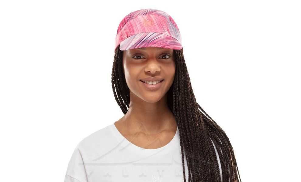 BUFF czapka do biegania PACK RUN CAP PIXEL Pink Ultralight S/M