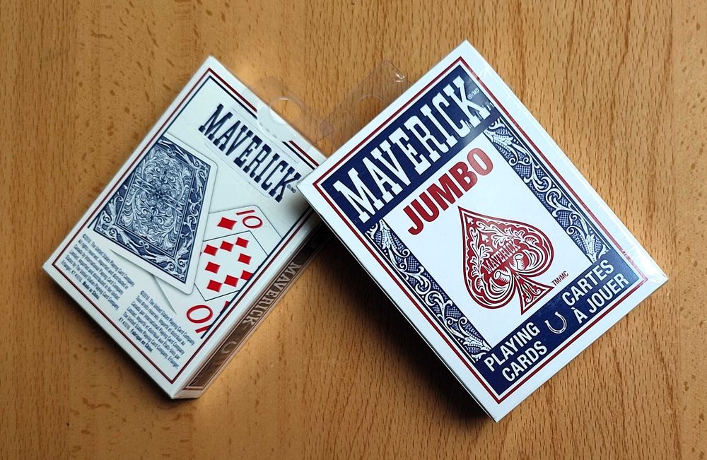 Baralhos de Cartas Maverick Jumbo Index