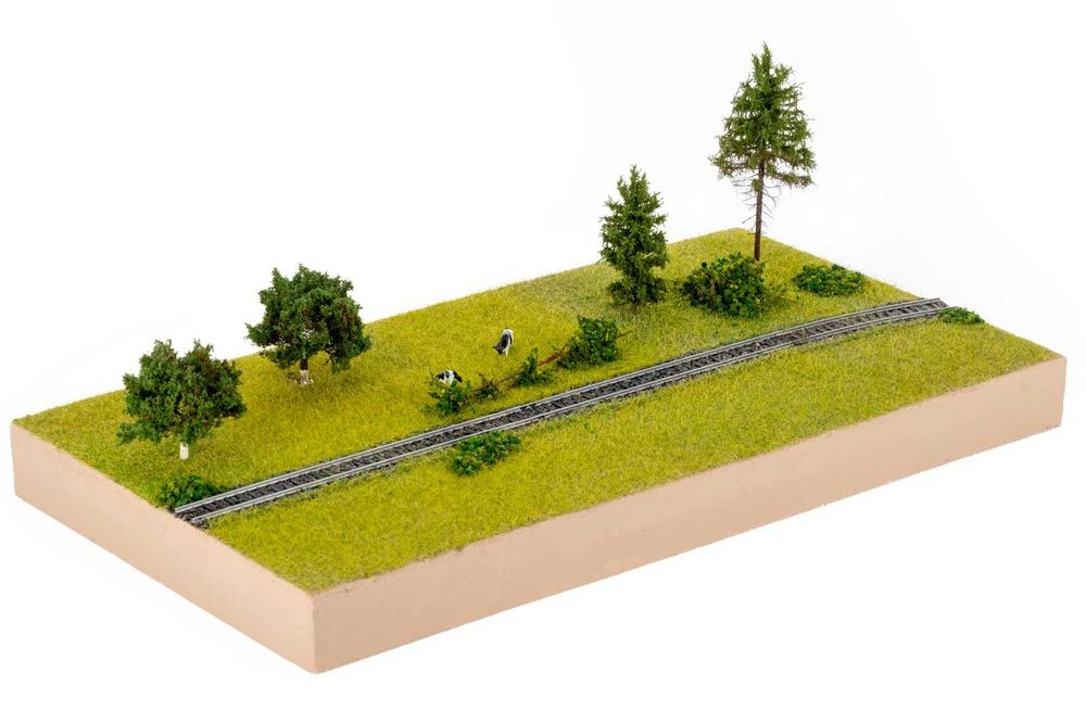 Diorama krajobraz kolejkowo Model 01B 58x31cm
