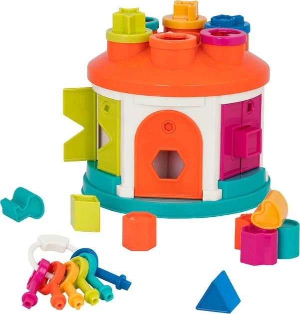 Розвивальна іграшка-сортер Battat Розумний будиночок 12 форм