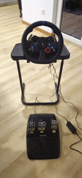 Volante Logitech G29 + Pedais + Gran Turismo 7 (Como Novo)
