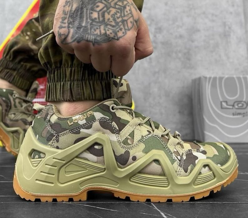 LOWA Zephyr GTX TF Multicam Gore-Tex Тактичні кросівки Військове взуття
