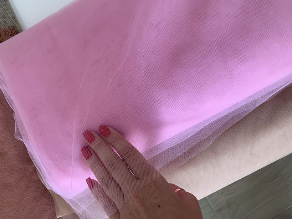 Tule 4 cores rosa, caramel, leite, bege