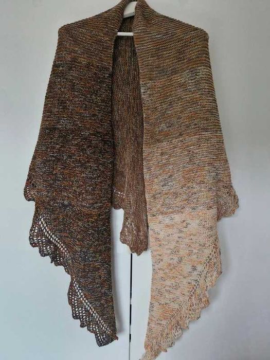 Chusta handmade – Kokonki Czekolada + Tęcza Tygrysia