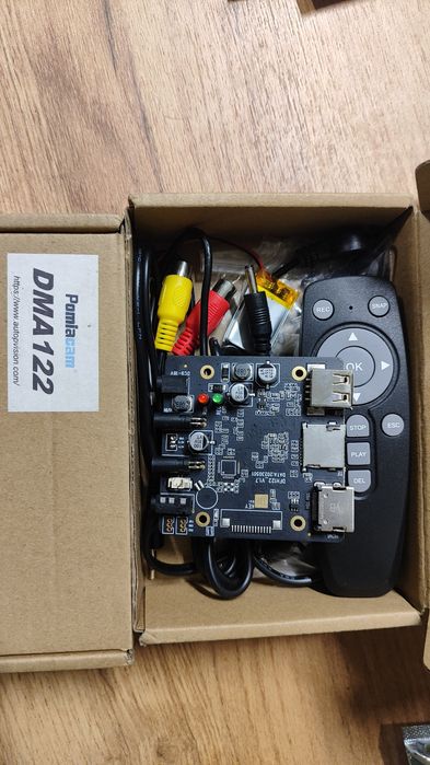 Dvr для fpv, Pomiacam DMA122, карта відеозахоалення AV/Ahd video
