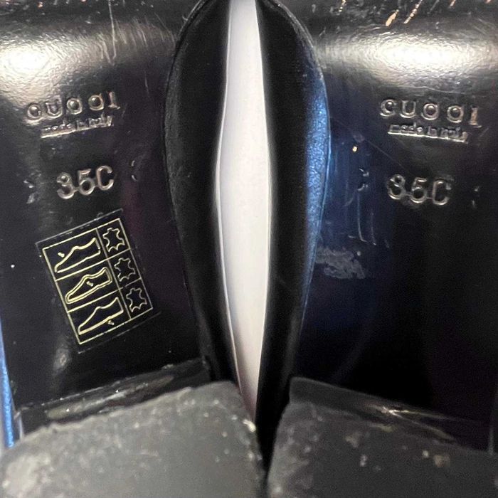 Sapatos altos pretos GUCCI