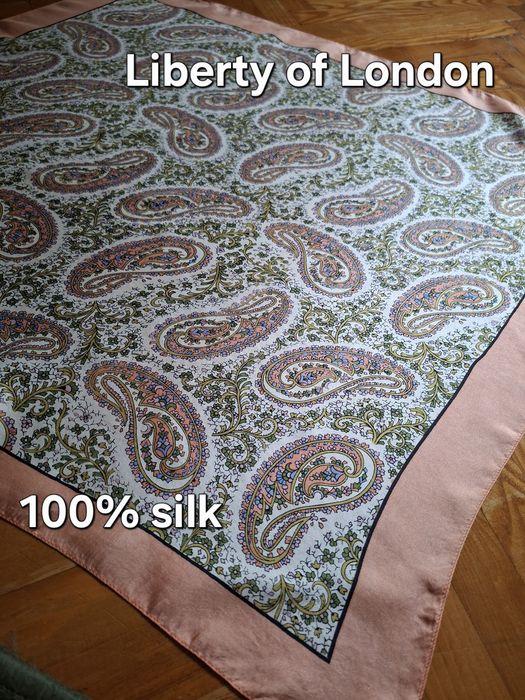 Chusta jedwab Liberty of London vintage
