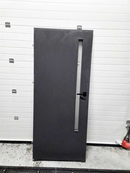 DRZWI WEWNĘTRZNE 80 lewe łazienkowe kolor antracyt