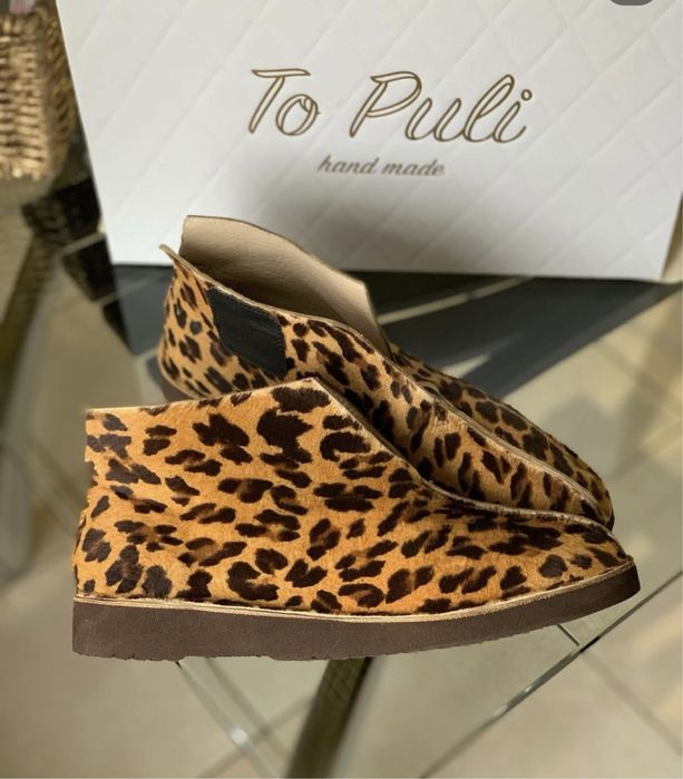 Чуни ботинки из меха пони