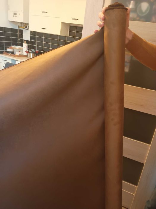 Materiał alcantara koło havane suede