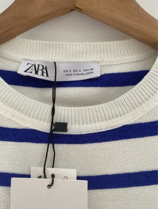 T-shirt de malha Zara …..