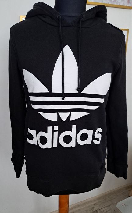 Bluza Adidas r.S czarna kangurka