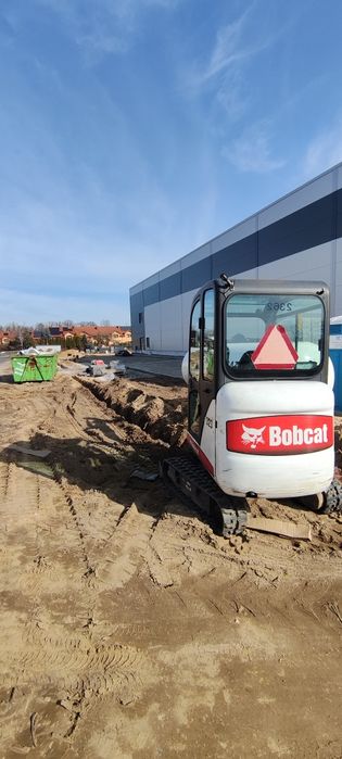 Usługi minikoparką koparką rozbiórki stawy wykopy