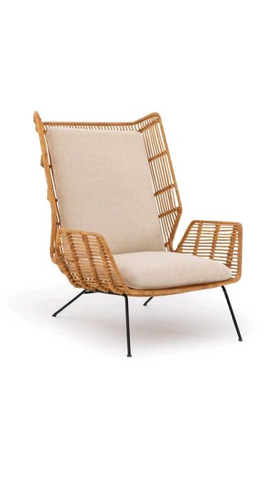 Cadeirão em kubu, Malu. NOVO.