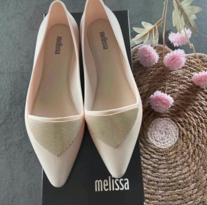 Baleriny nowe melissa pachnące beżowe 37