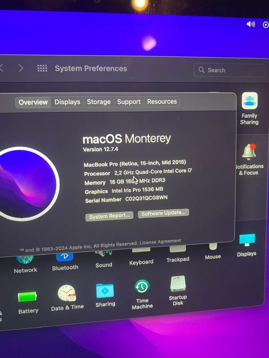 MacBook Pro (Retina, 15-inch, Mid 2015)