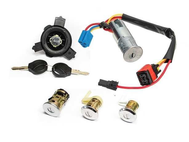 Canhões Portas Ignição Deposito + Chaves Peugeot 206  (NOVO)