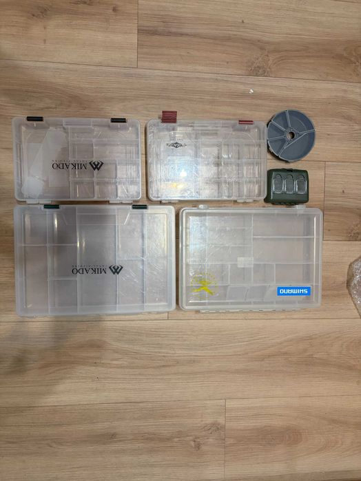 Zestaw pudełek wędkarskich Mikado