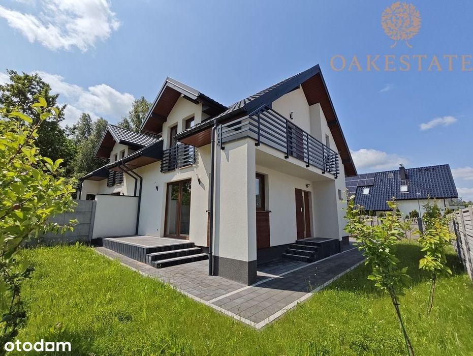 Bliźniak wśród zieleni - Ćmińsk | 103m²