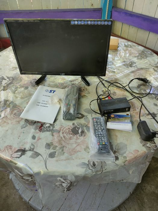 Телевізор лед з антеною і приставкою Т2