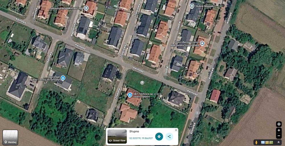 Sprzedam Działkę Budowlaną Górne Słupno, Osiedle Polski Dom, ul.Źródlana