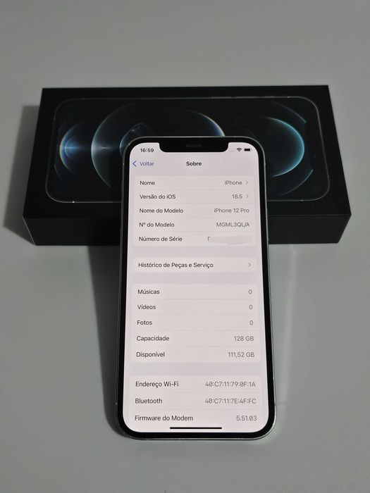 Iphone 12PRO 128GB.  Muito bom. Tudo de origem