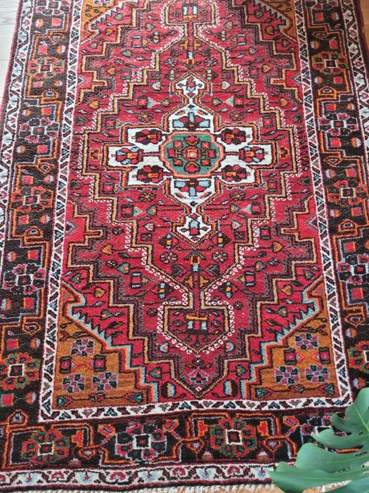 Wełniany orientalny dywan unikat 133 x 208 cm handmade