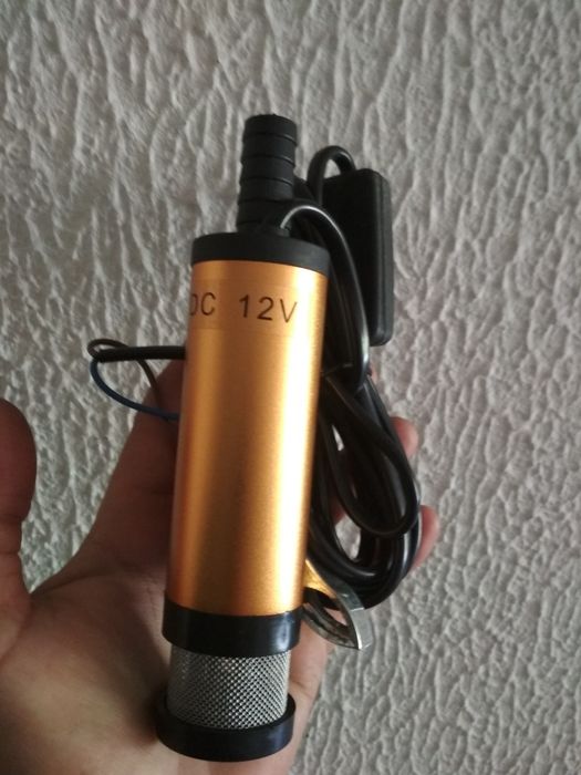 Bomba 12v submersível, inox ou alumínio. Nova