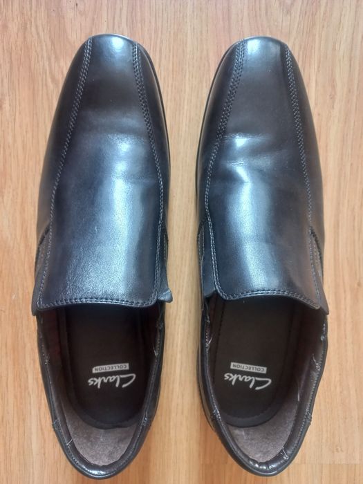 Мужские новые кожаные туфли Clarks 43 p.