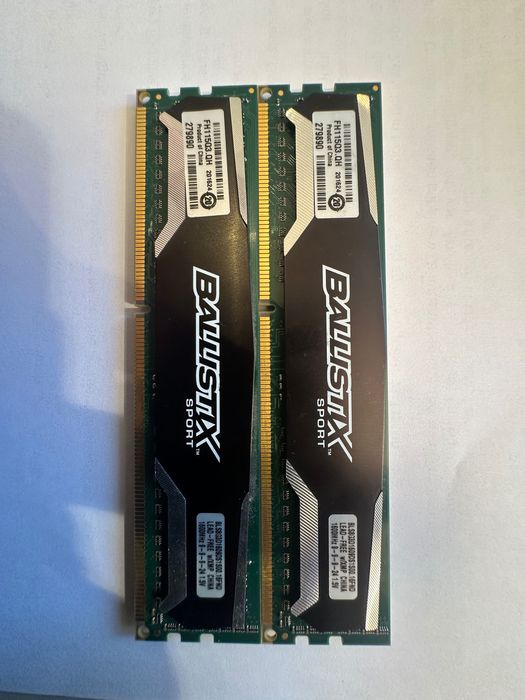 Оперативна памʼять 16GB DDR3 BALLISTIX