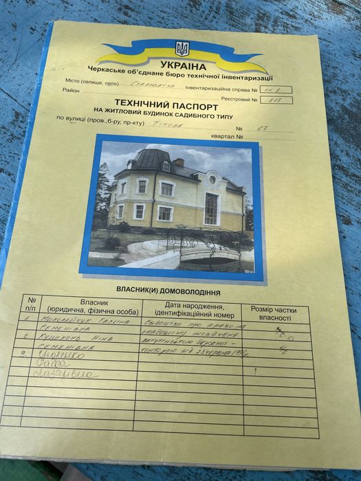 Будинок с Скаливатка  Звенигородський рн