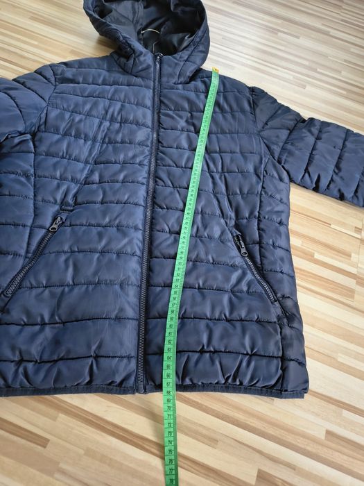 Pikowana kurtka męska, granatowa, 170cm/S