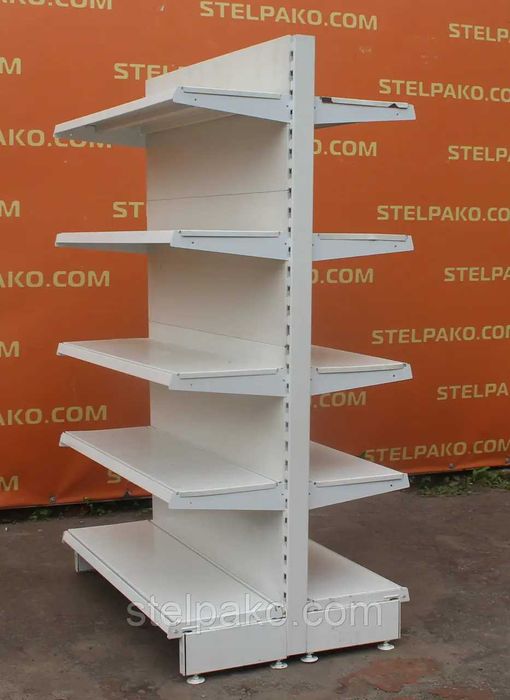 Торгові двосторонні стелажі «Еден» 165х100 cм., Б/у 5975