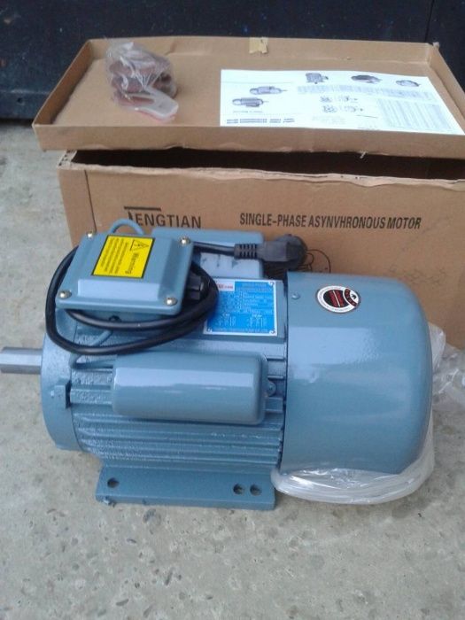 Електродвигун НОВИЙ! електромотор однофазний 220В 4 квт,3квт,2.2квт,