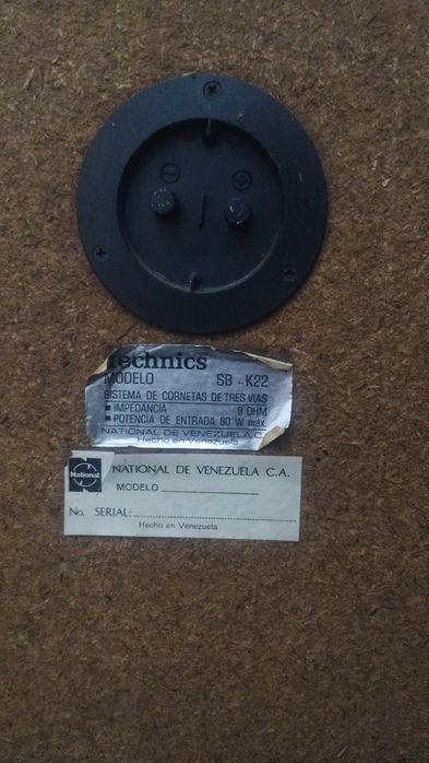 Par de Colunas de som TECNICS