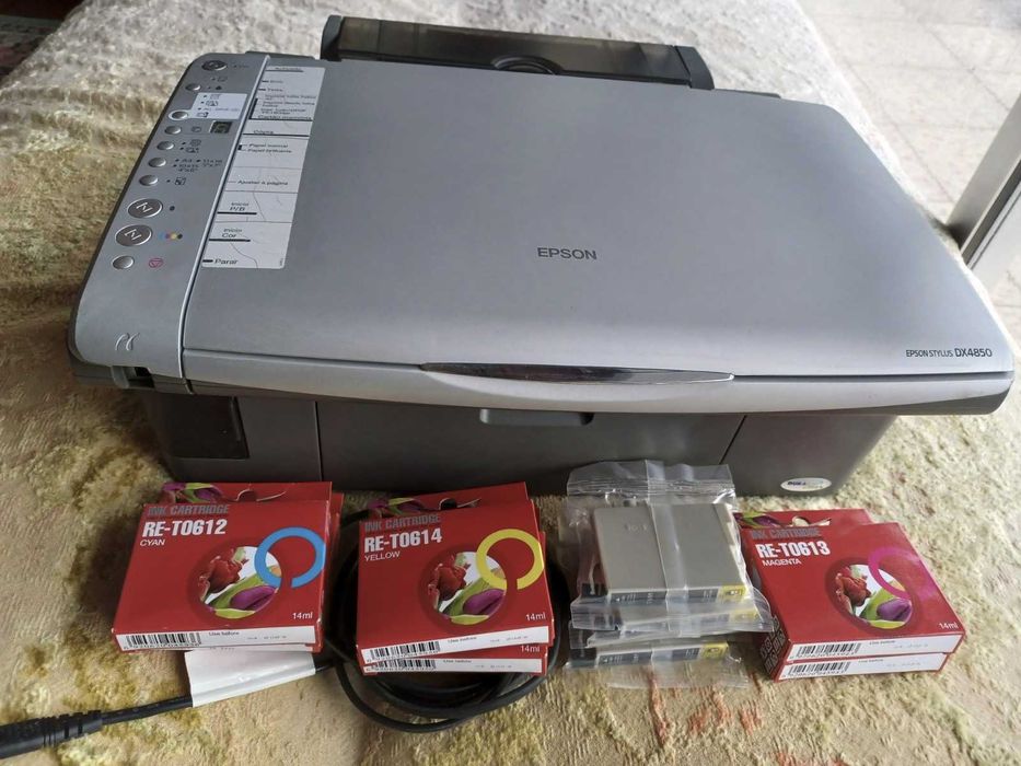 Multifunções Epson Stylus DX4850 mais 10 tinteiros novos