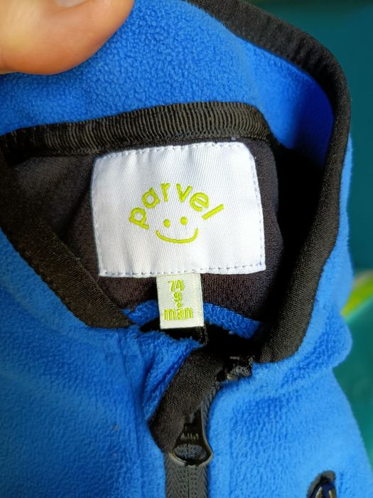 Bluza polarowa r.74 dla niemowlaka parvel