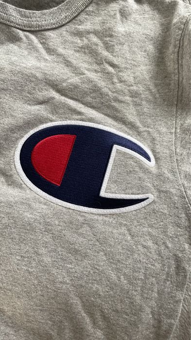 Szary tshirt koszulka champion S/36