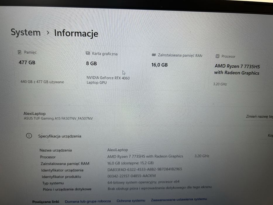 ASUS TUF A15 JEDEN Z Najlepszych laptopów do gier !