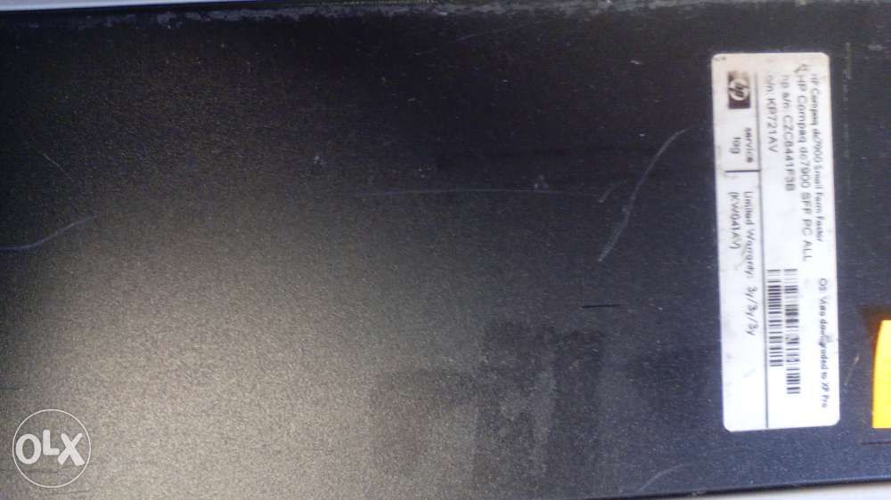 HP DC7900 Intel Core2Duo E7300 2x2,66GHz 2GB ram 80GB/DVD