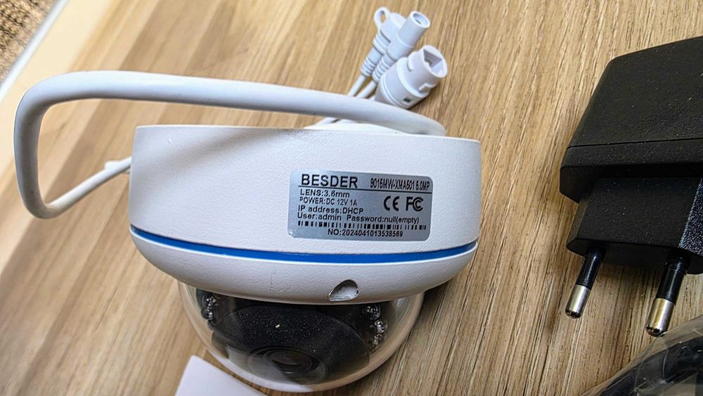 Б/у Камера антивандальна купольна BESDER 3.6 5MP WIFI IP ONVIF. ICSEE