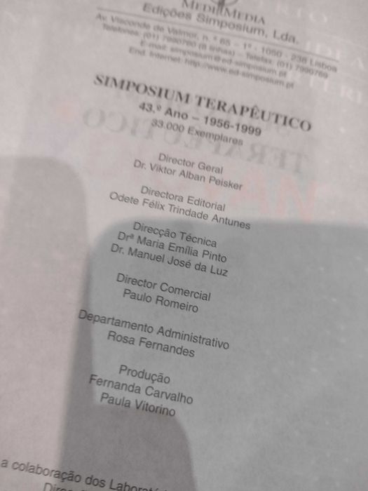 Simposium Terapêutico 1999