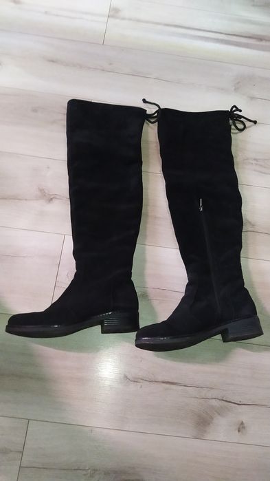 Сапожки евро зима, замш